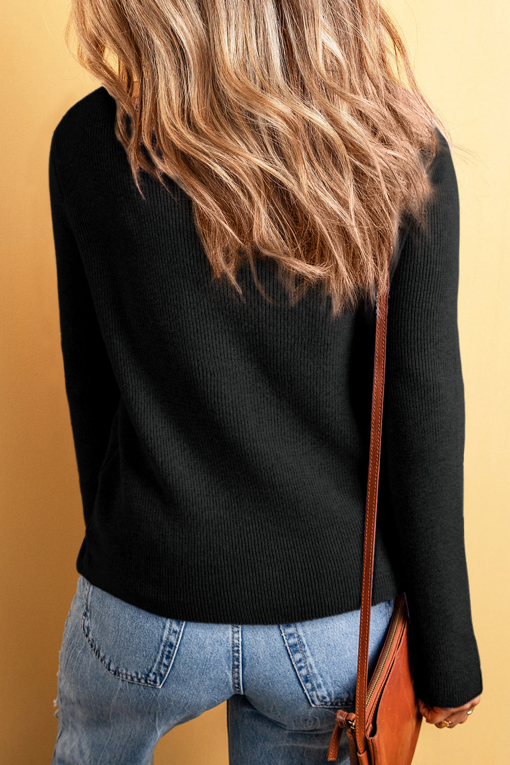 Moss Green Lightweight Ribbed Knit Button Front V Neck Cardigan