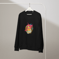 Unisex Self Love organic mid-weightsweatshirt