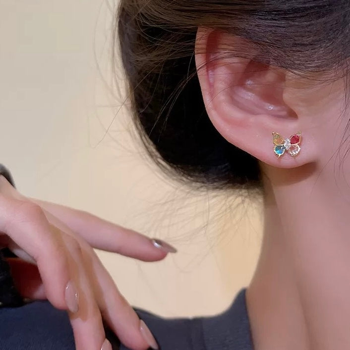Dainty Butterfly Studs