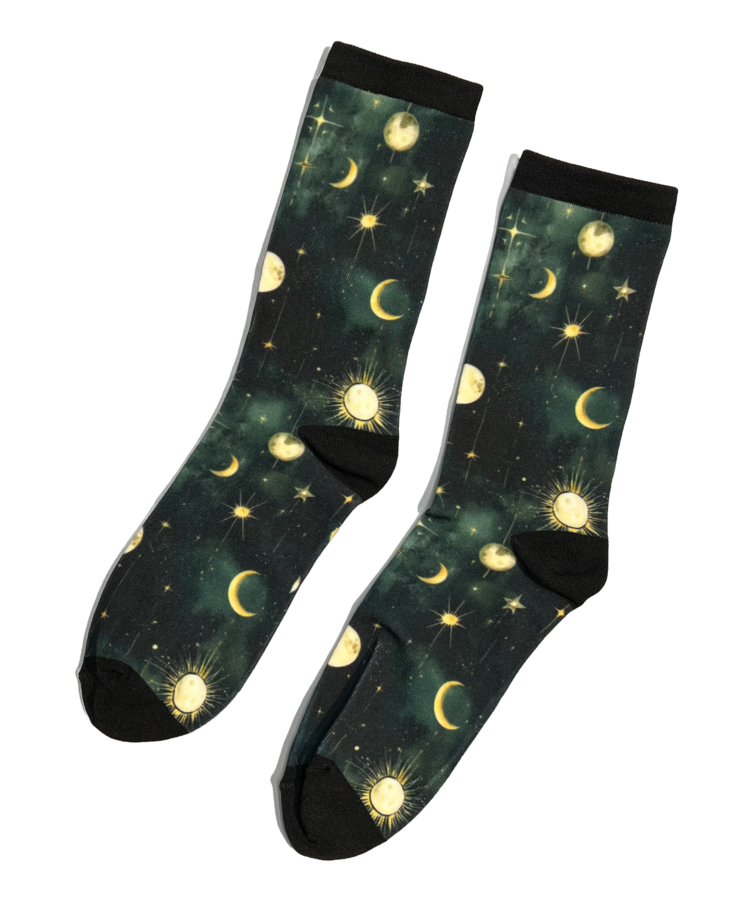 Novelty Socks - Emerald Celestial Sky