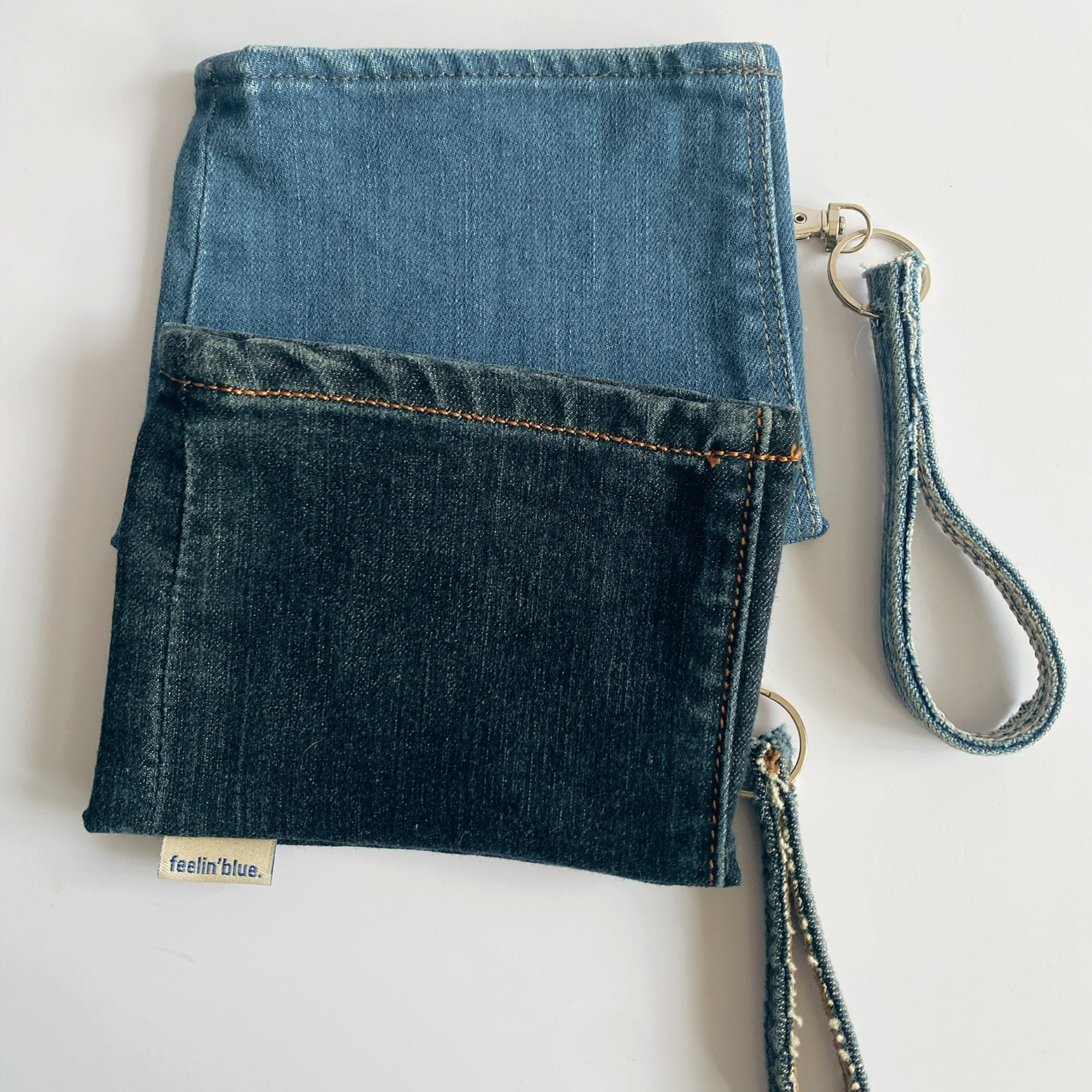 Denim Wristlet