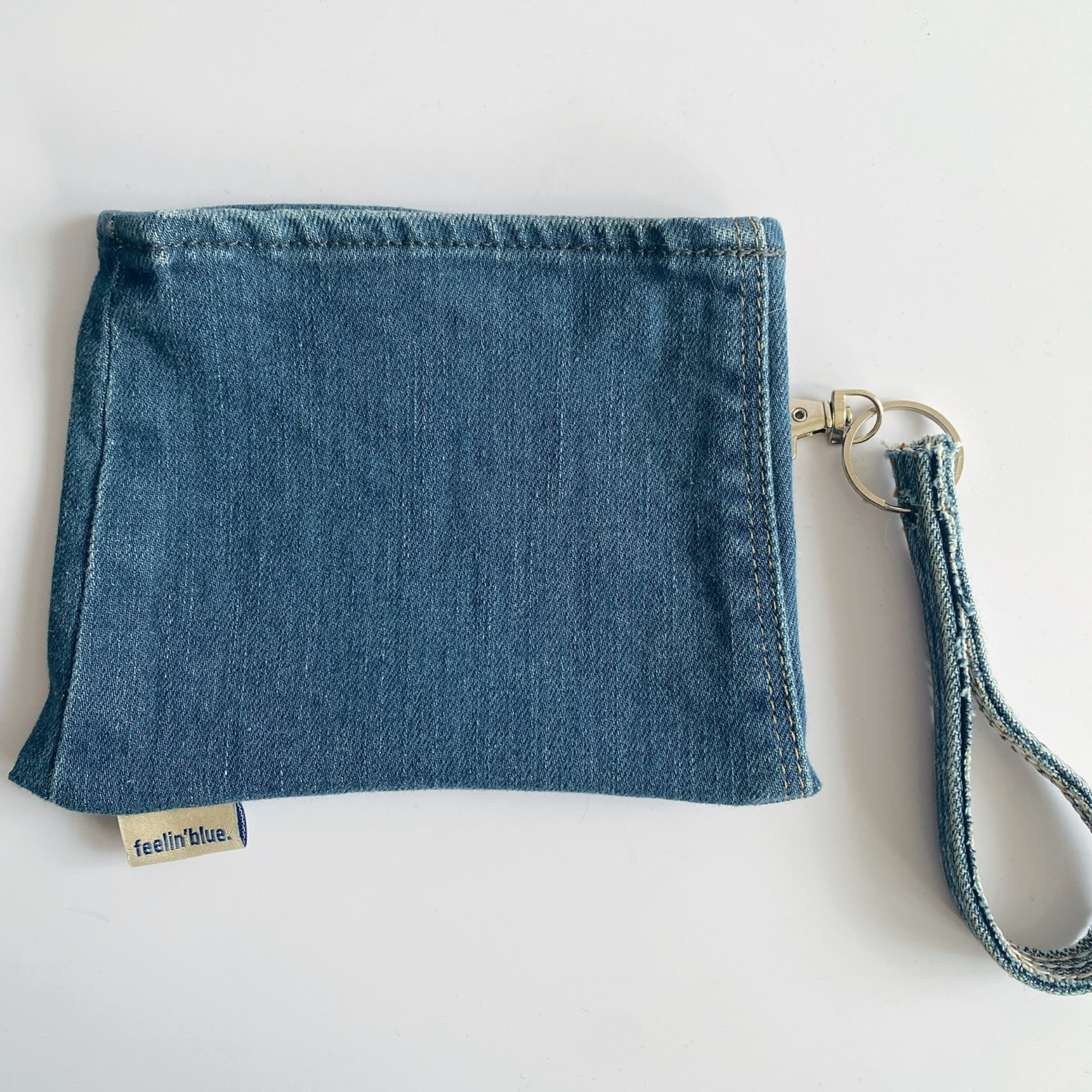 Denim Wristlet