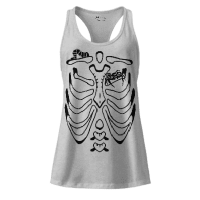Women’s fitted racerback tank top