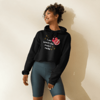 mess I make Crop Hoodie