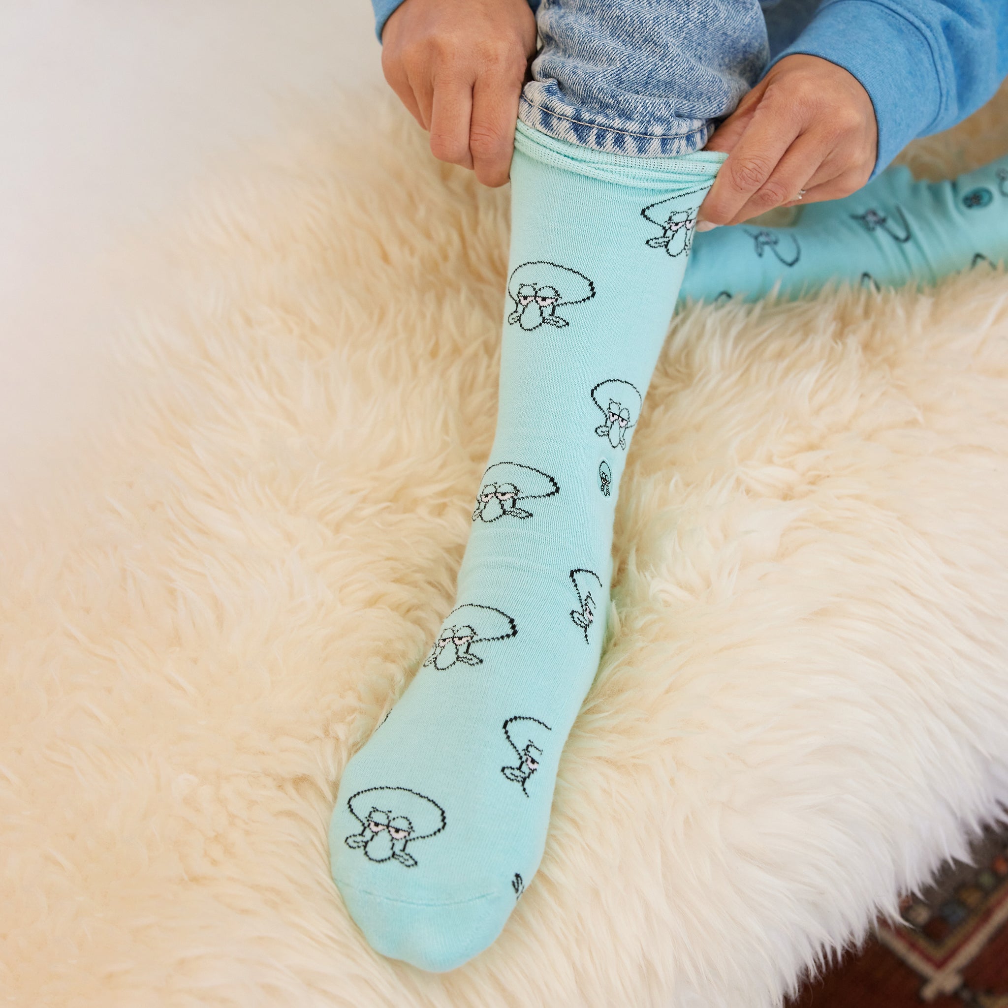 Squidward Socks that Protect Oceans
